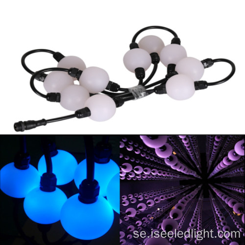 Utomhus Dekorativ DMX RGB Ledd 3D Ball String